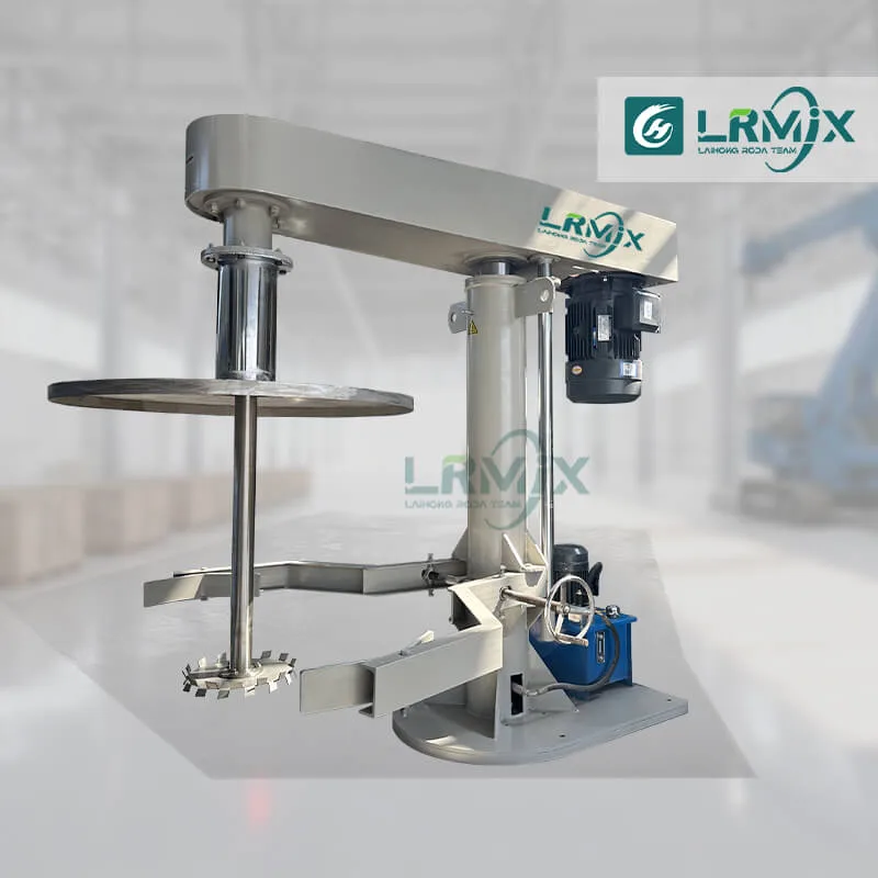 11kW hydraulic lifting high speed disperser for paint coating production
