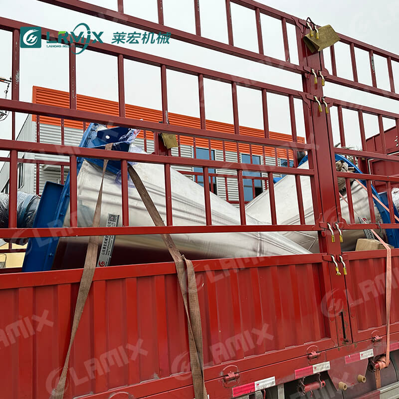 shipping and installation of 2000L double screw cone mixer