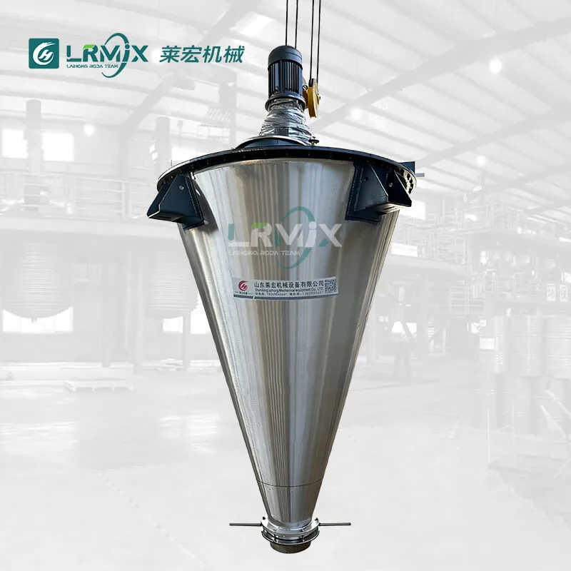 LRMIX ribbon blender for powder coating chemical dry powder mixing