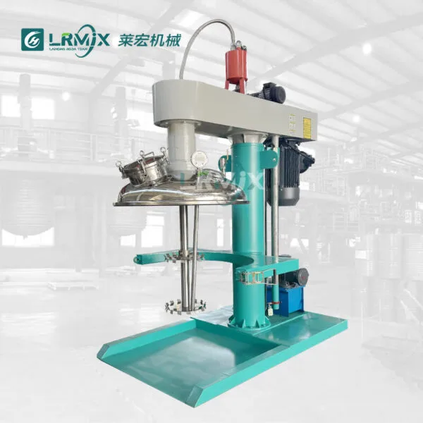 500L Hydraulic Lift Vacuum High Speed Mixer / High Shear Disperser