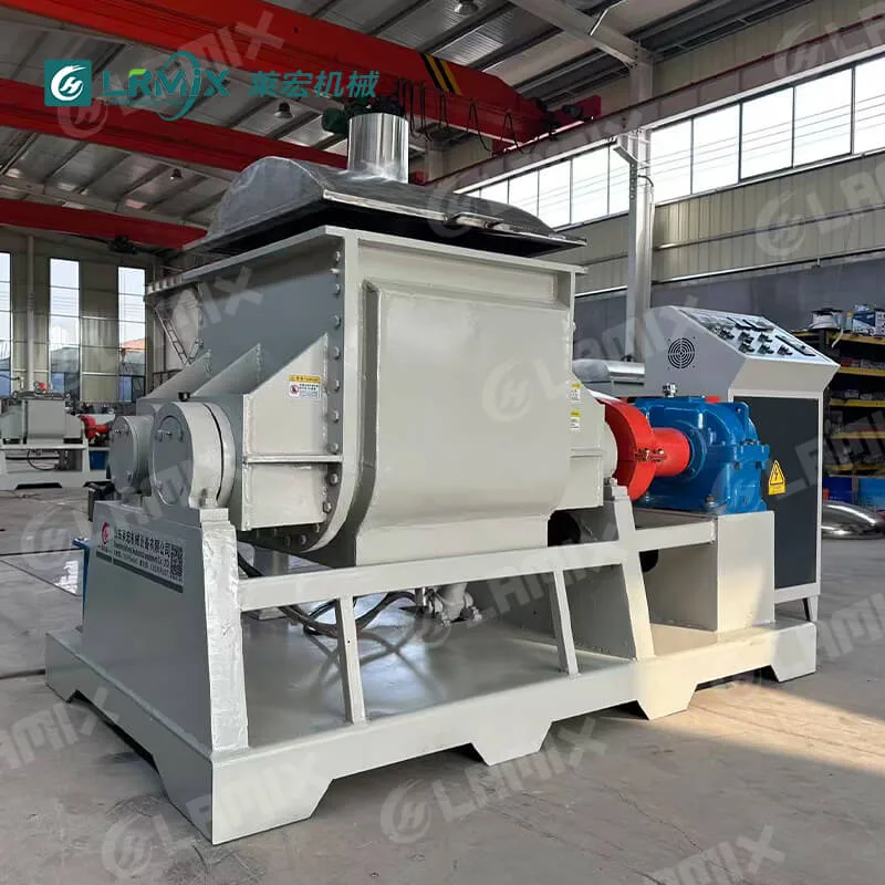 200L Kneader Mixer Side View - Stable Frame and Hydraulic Tilting System