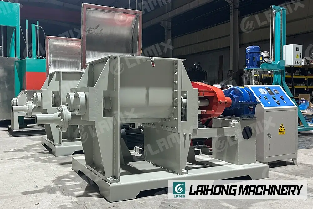 LRMIX 100L screw extrusion sigma kneader machine factory photo Shandong