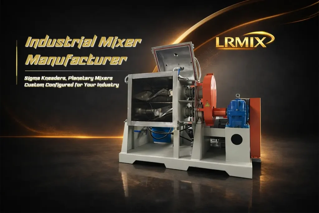 100L vacuum hydraulic tilt kneader machine for silicone rubber mixing