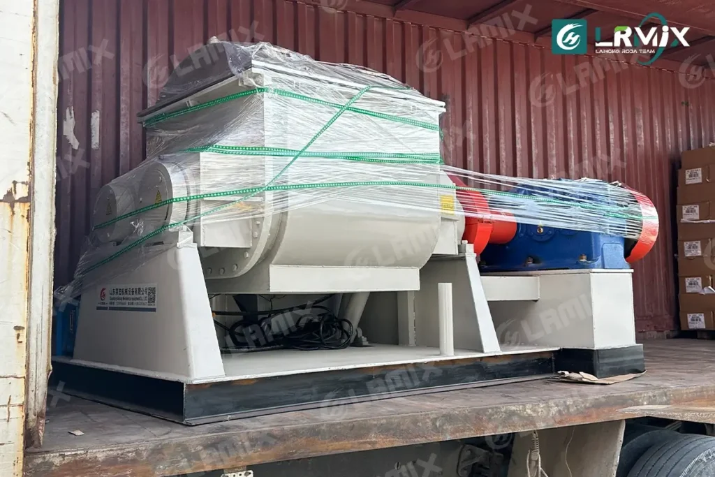 LRMIX 500L sigma kneader machine ready for shipment at Shandong factory