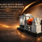 Specialized Butyl Rubber Screw Extruder Kneader with Vacuum Cooling System