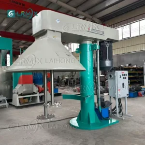 45kW High-Speed Disperser Side View with Dust Cover
