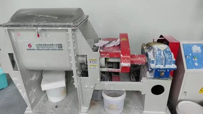 LRMIX 100L Screw Kneader Installed at Customer's Facility – Unit 1