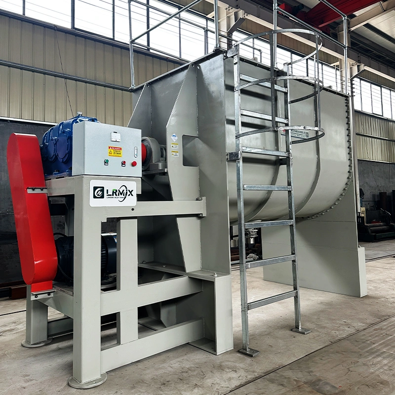 LRMIX 5000L Horizontal Ribbon Mixer, Factory Installation